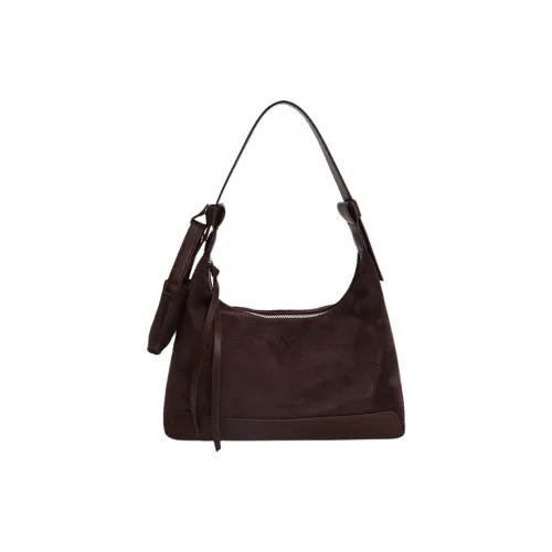 Champion Cub ПУ (полиуретан) Подмышечный Сумка на плечо Женская Кофейный Хаки Коричневый Черный