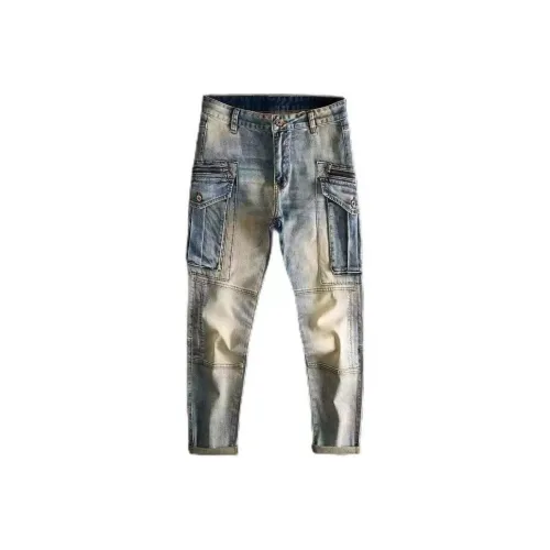 PLQV Синий Мужской Джинсы