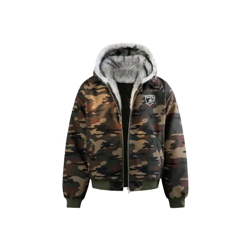 AUTOMOBILI LAMBORGHINI Хлопковый пуховик унисекс