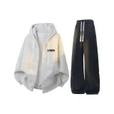 Белый, серый + черный, K [с флисовой подкладкой, улучшенный]