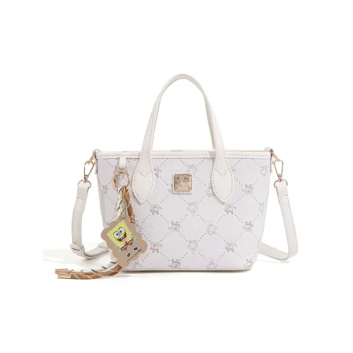 SpongeBob SquarePants ПУ (полиуретан) Сумка Женская Молочно-белая