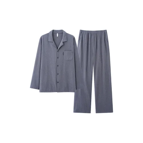 Qin Jing Серый Мужской Пижамный Комплект