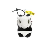 Белый и черный кость, рамка, маски, маленькая черная кошка, кукла, черный шнур, желтый волшебный ремень