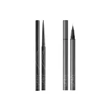 Двухкомпонентный комплект: Кисть для подводки глаз с гелевым карандашом #R01 Rich Black 0,05 г + Кисть для подводки глаз с жидким карандашом #01 Обсидиановый черный 0,55 мл
