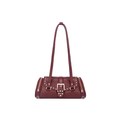 BLACK SUGAR BUS ПУ (полиуретан) Сумка через плечо Стандартная Женская Бордовый