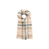 Розово-синий узор "гусиная лапка"