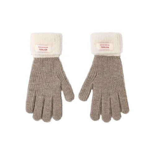 Tonlion Акриловые вязаные перчатки унисекс