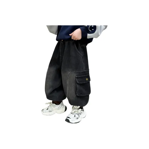 ATONGMU Джинсы Осенние и Зимние для детей в возрасте 3-7 лет