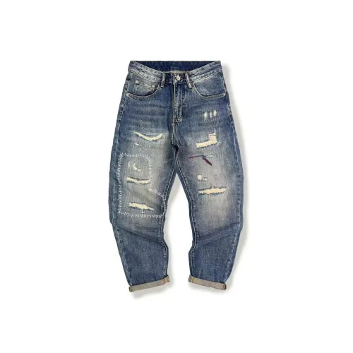 PLQV Синий Мужской Джинсы