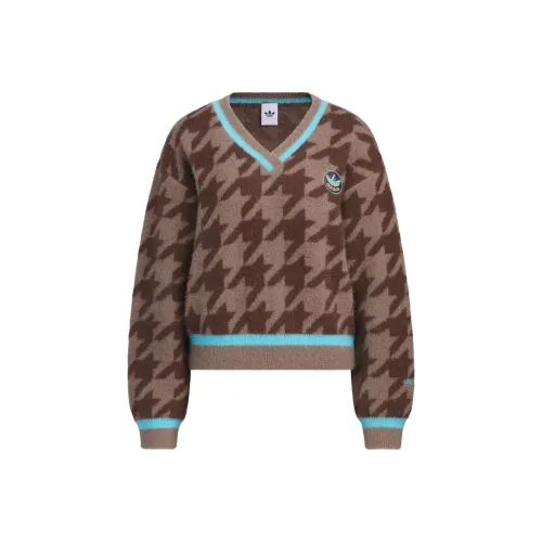 Adidas Originals FW25 Гусиная лапка Свитшот Трикотаж Женский