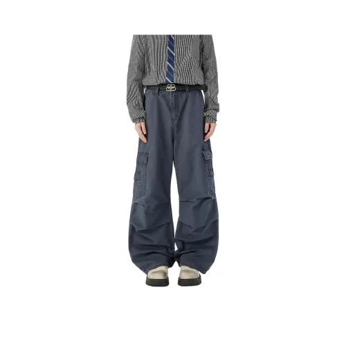 ZUOFEILI Ink Синий Унисекс Карго Брюки