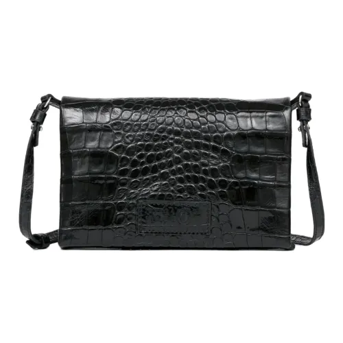 MM6 MAISON MARGIELA Крокодил Тисненая кожа Сумка через плечо Маленькая Женская Черная