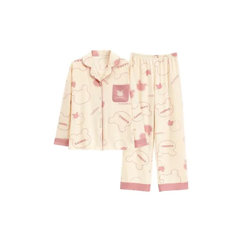 GOSO Абрикос Женские Пижамные Комплекты