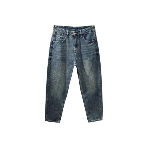 PLQV Синий Мужской Джинсы