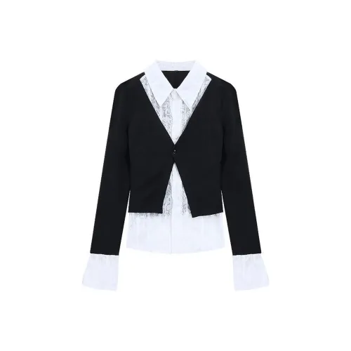 PEA Черные Женские Рубашки