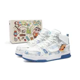 Белый и синий цвет (ハイカット)