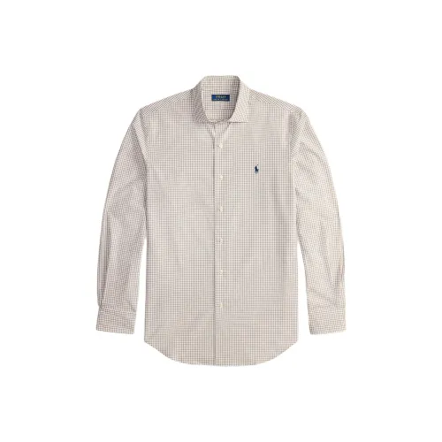 Polo Ralph Lauren Бежевые Мужские Рубашки