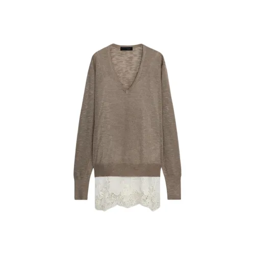 ZARA Collaboration Бежевый Женский Трикотаж