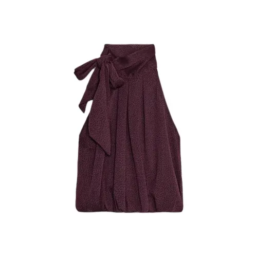 ZARA Collaboration Темно-красные Женские Майки