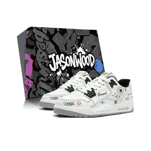 JASONWOOD Устойчивые к истиранию противоскользящие низкие кеды для скейтбординга Мужские