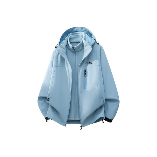 Caramella Водонепроницаемый Ветрозащитный Устойчивый к истиранию Термическая ветровка Унисекс