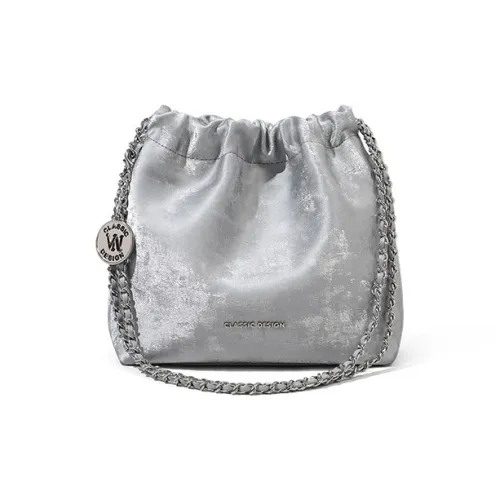 Younger Song Сумка через плечо из синтетической кожи стандартная женский серебряный