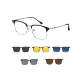 Чёрный металлик, одна рамка + 5 штук линз