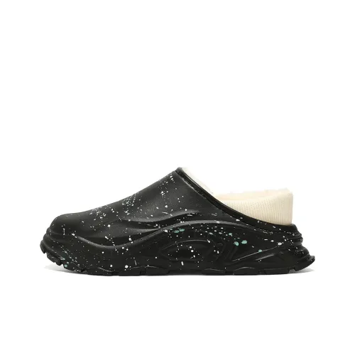 NANJIREN ЭВА Флоковый противоскользящий и устойчивый к истиранию тихий домашний шлепанец для мужчин