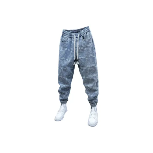 CAT'S PAW Синий Унисекс Джинсы