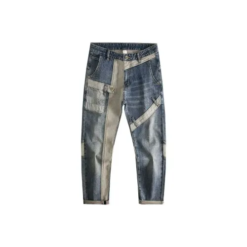 PLQV Синий Мужской Джинсы