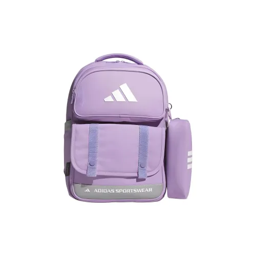 Adidas Переработанный полиамид Рюкзак Детский Пудра Сливовый фиолетовый