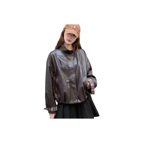 MORii Женские Кожаные Куртки