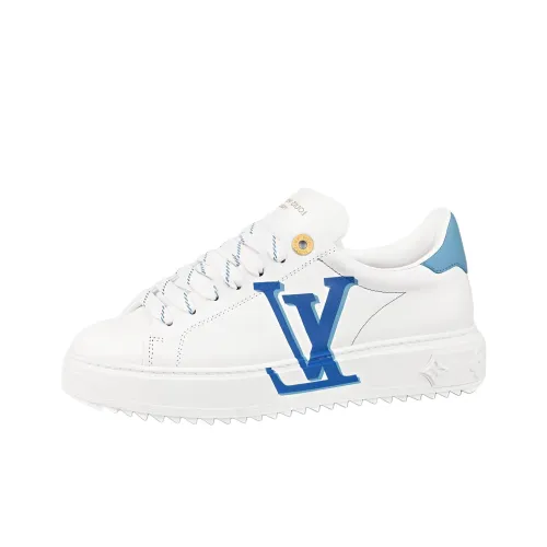 LOUIS VUITTON Time Out Low Топ Скейтборд Кроссовки Женские Белые