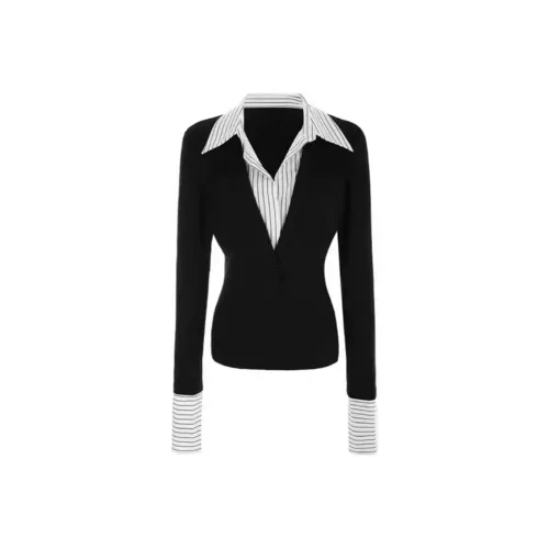 PEA Черные Женские Рубашки