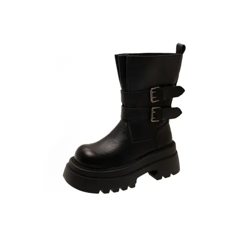 OLDDESIRE Martin Boots Wild Black Women's