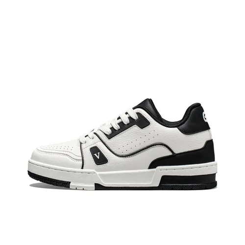 V.YERXU Trainer Белый Змеиный принт Низкий Топ Детские Скейтбординги Подростки