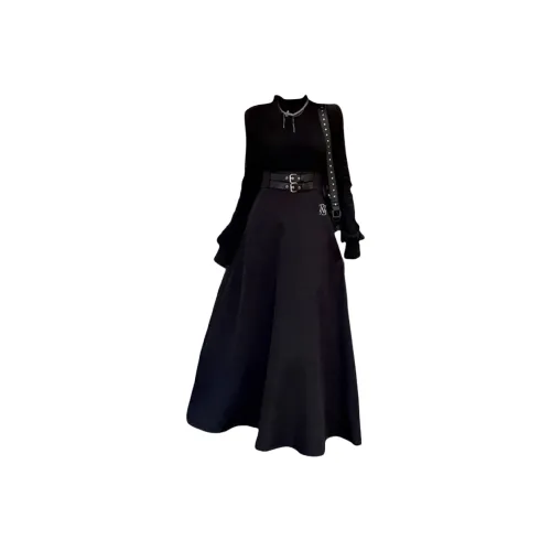 PNVB Длинное платье с длинным рукавом женское