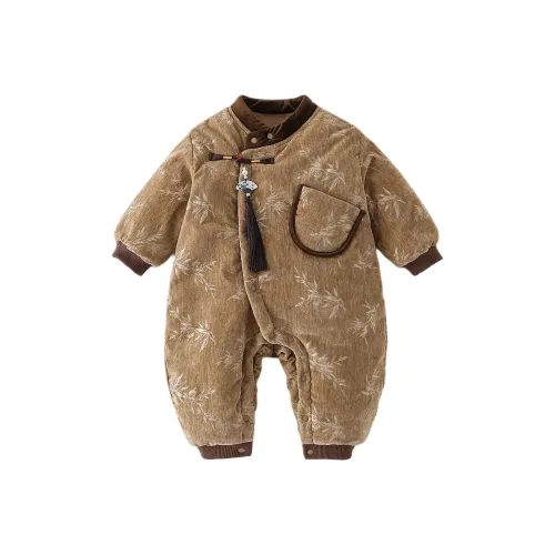 XiaoJinBu Кофе Малыш Комбинезоны Ползунки