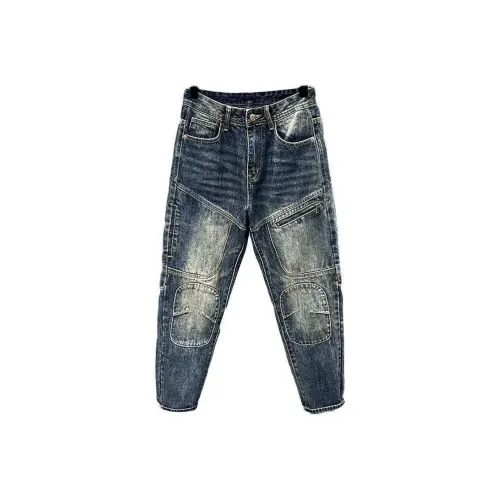 PLQV Синий Мужской Джинсы