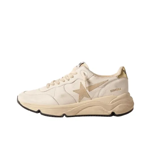 Golden Goose Running Sole Low Топ Повседневная обувь Женская Экрю