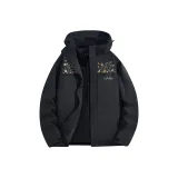 Чёрная легкая ветровка