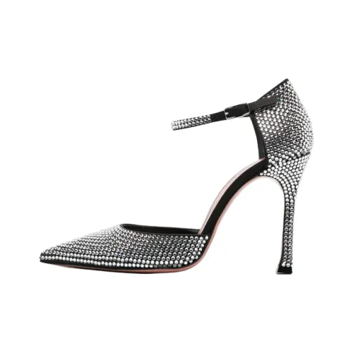 AMINA MUADDI Узкий каблук Высокие каблуки Женские Черный