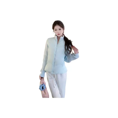 Айсберг-синий женский пуховик