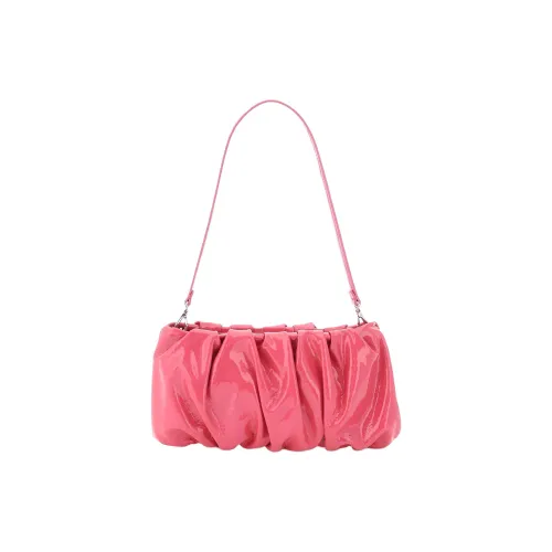 Staud Лакированная кожа Телячья кожа Сумка через плечо Сумка на плечо Женская Розовая