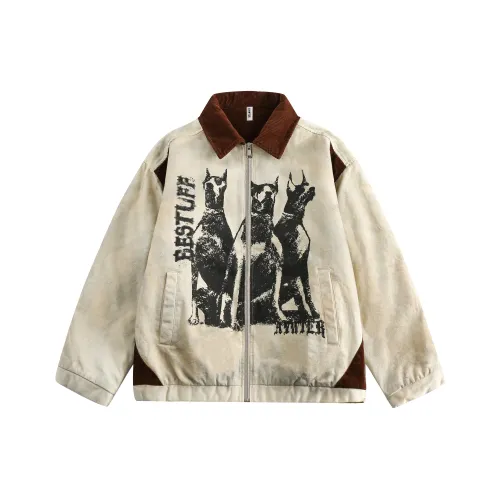 YONGYAN Dirty Washed Unisex Пуховики