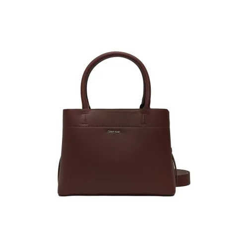 Calvin Klein ПУ (полиуретан) Тоут Сумка Сумка для покупок Сумка Женская Темно-коричневая