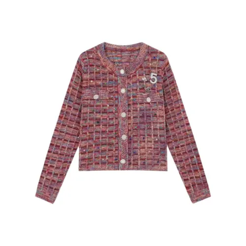 AMANDACOCO Длинный рукав трикотажная ткань пальто женское