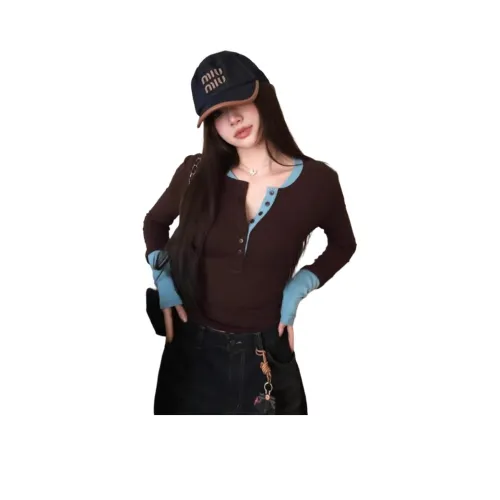 HELEH Кофе Женские T-рубашки