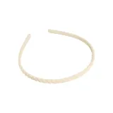 Минималистский стиль, белый, ткань, вязаный, повязка на голову