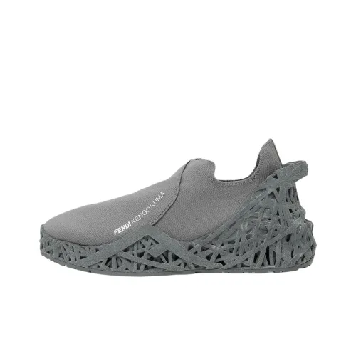 Kengo Kuma x FENDI Низкий топ Повседневная обувь Мужской Серый